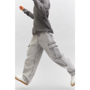 Men’s Baggy Light Grey Jeans