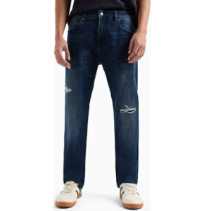 Men’s Mildly Distressed Light Fade Jeans