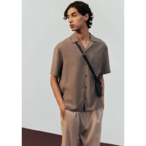 Men’s Regular Fit Jersey Resort Shirt