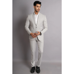 Men’s Solid Three Piece Suit