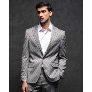 Men’s Slim-Fit Single-Breasted Two-Piece Formal Suit