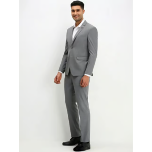 Men’s Slim-Fit Single-Breasted Two-Piece Formal Suit