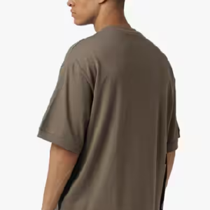 Over-Sized T-Shirt With Flocked Logo