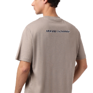 Loose Fit Crew-Neck Cotton T-Shirt For Men