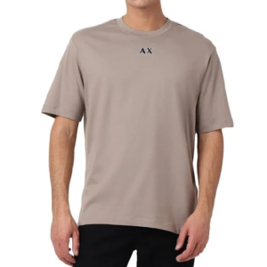 Loose Fit Crew-Neck Cotton T-Shirt For Men