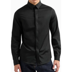 Men’s Solid Custom Fit Shirt