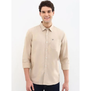 Men Solid Slim Fit Shirt