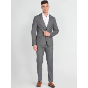 Men’s Solid Tailored Fit Formal Suit