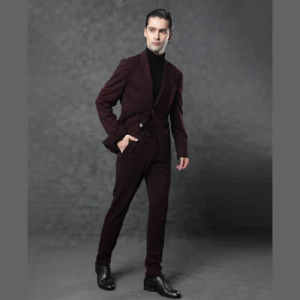 Men’s Zandro Notch Lapel Button Closure Single Breasted Suit